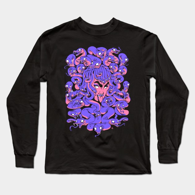 Medusa Long Sleeve T-Shirt by RobS